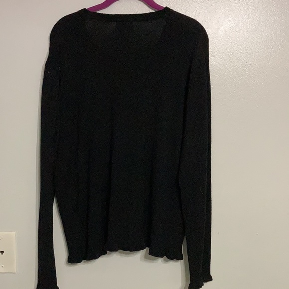 Pretty Jet Black Cardigan - Picture 4 of 4